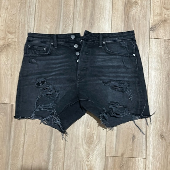 GRLFRIEND “Jordan” Black Jean short - Picture 1 of 4